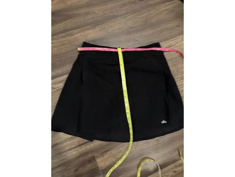 NWOT Alo Alosoft Backspin Skort Skirt - Black L